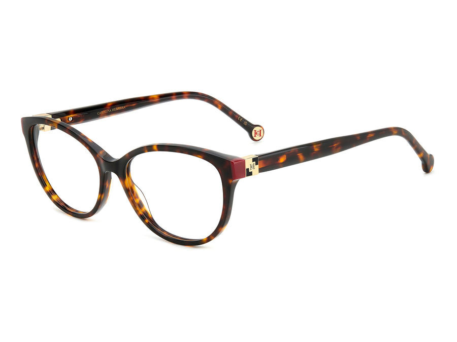 Carolina Herrera Cat-Eye Frames - HER 0240 HAVANA RED