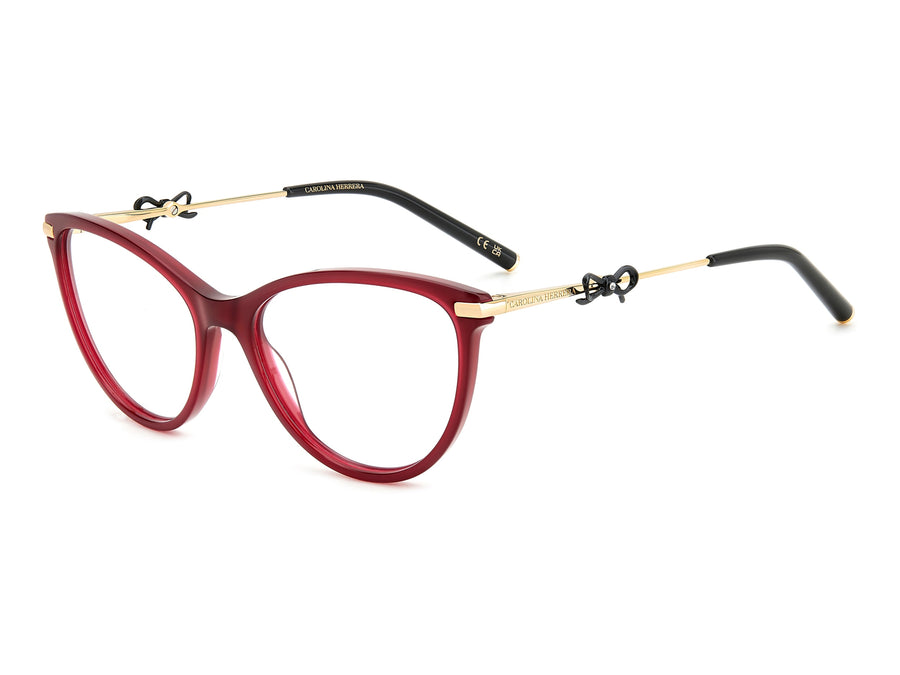 Carolina Herrera Square Frames - HER 0219 BURGUNDY GOLD