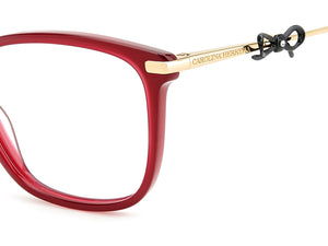 Carolina Herrera Square Frames - HER 0218 BURGUNDY GOLD