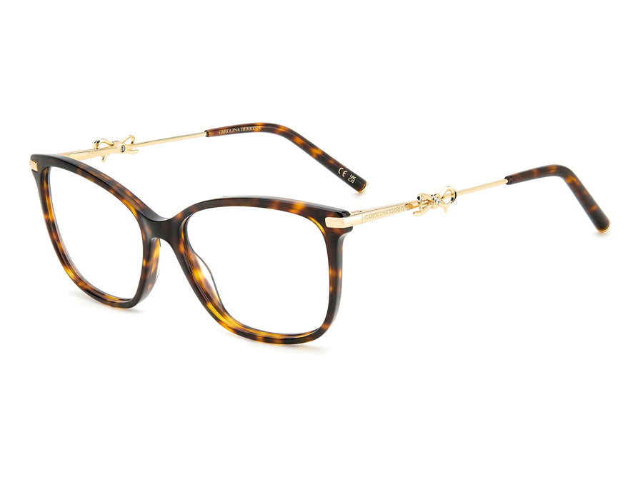 Carolina Herrera Square Frames - HER 0218 BROWN HAVANA GOLD