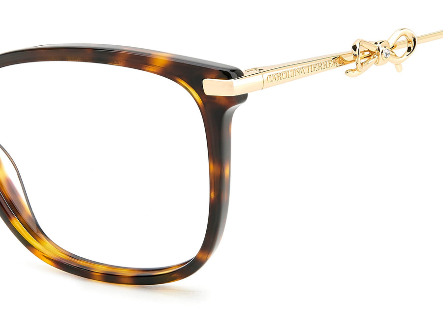 Carolina Herrera Square Frames - HER 0218 BROWN HAVANA GOLD