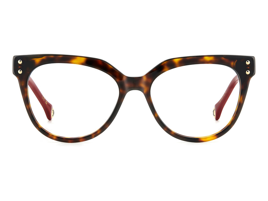 Carolina Herrera Square Frames - HER 0224 HAVANA RED