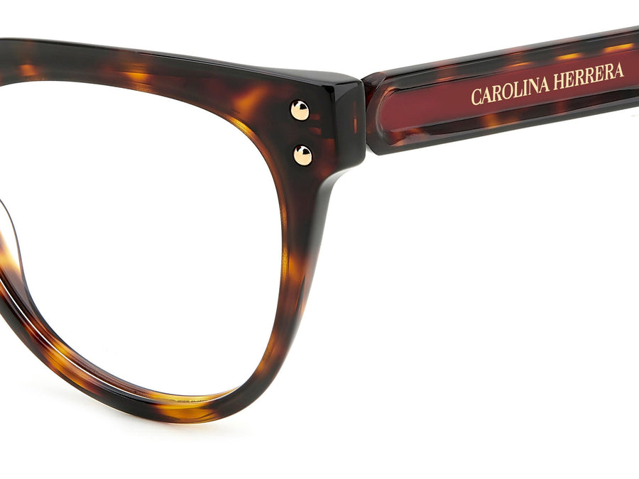 Carolina Herrera Square Frames - HER 0224 HAVANA RED