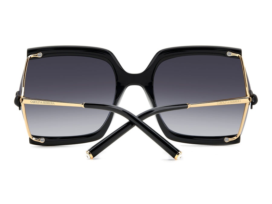 Carolina Herrera Square Sunglasses - HER 0216/G/S BLACK GOLD