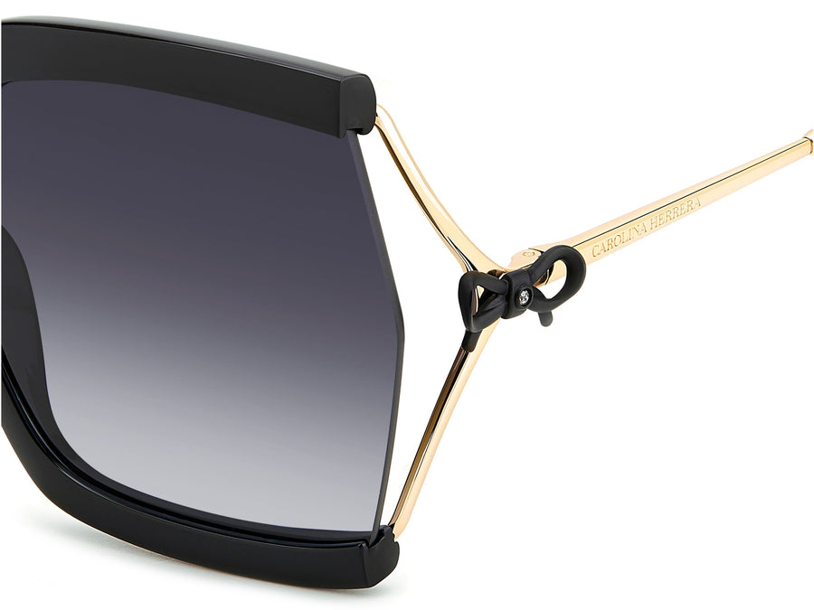 Carolina Herrera Square Sunglasses - HER 0216/G/S BLACK GOLD