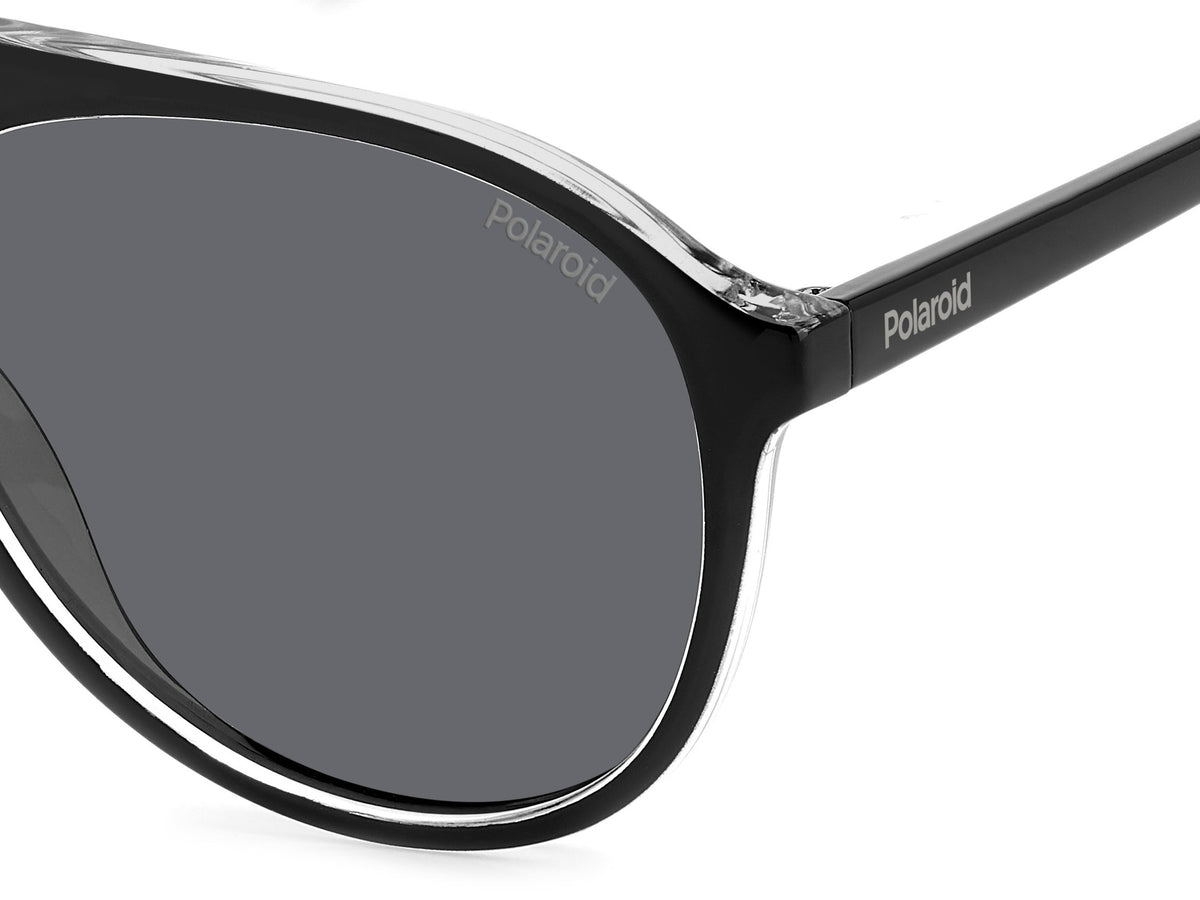 Polaroid Aviator Sunglasses ? Polaroid POL 01 Polarized Aviator Pilot Sunglasses Gunmetal  main image 2