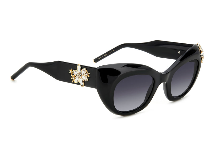 Carolina Herrera Cat-Eye Sunglasses - HER 0215/S BLACK