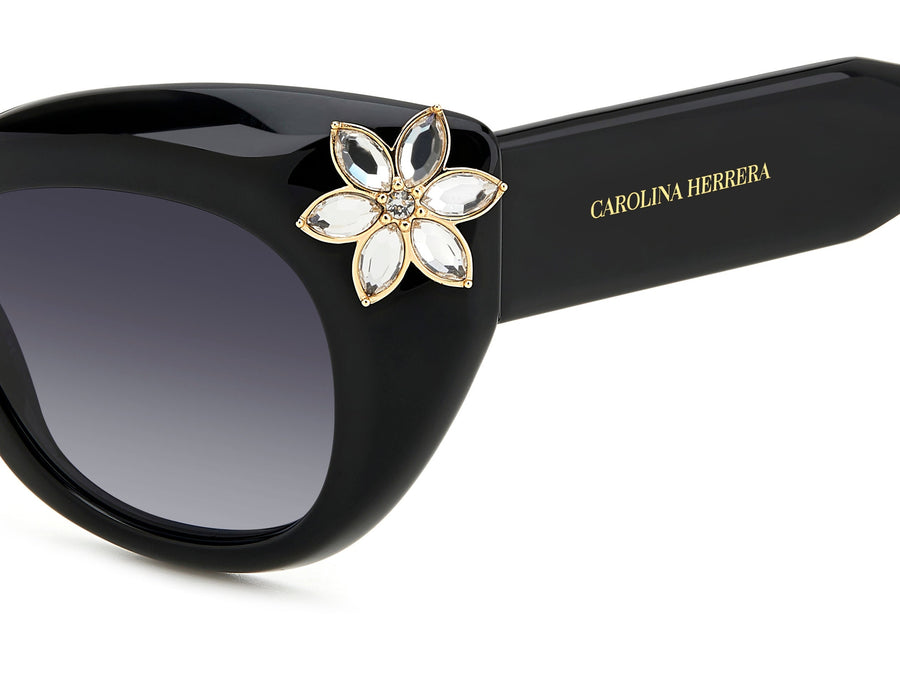 Carolina Herrera Cat-Eye Sunglasses - HER 0215/S BLACK