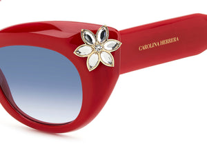 Carolina Herrera Cat-Eye Sunglasses - HER 0215/S RED