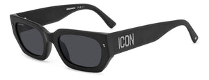 Dsquared Square Sunglasses - ICON 0017/S Matte Black