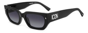 Dsquared Square Sunglasses - ICON 0017/S Black