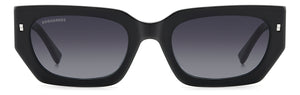 Dsquared Square Sunglasses - ICON 0017/S Black