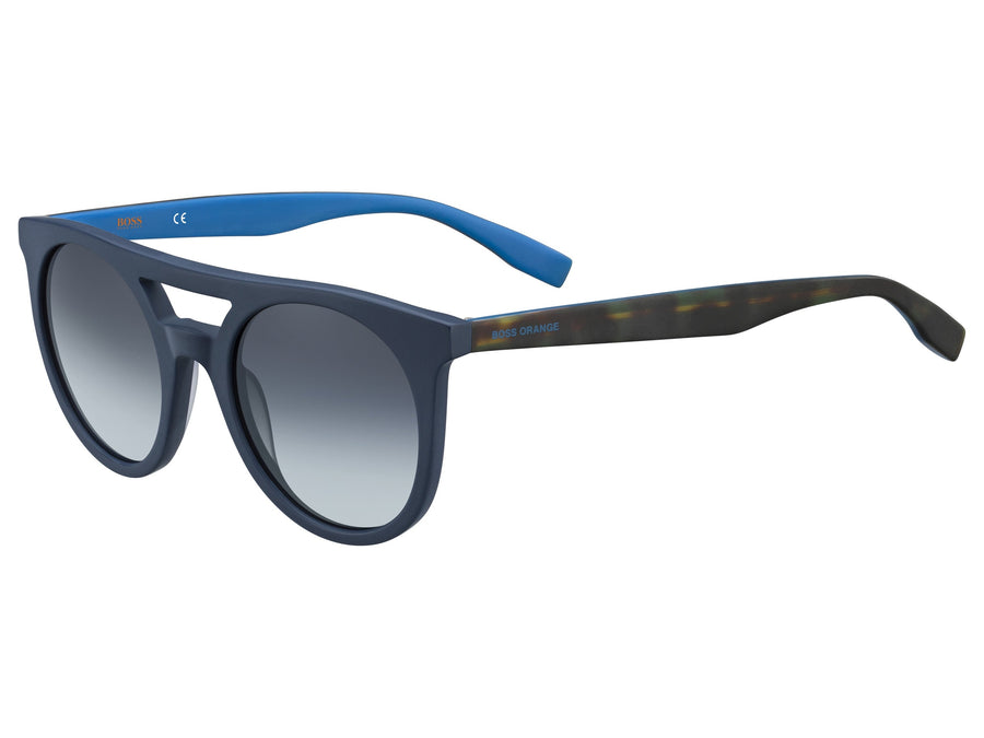 HUGO  Round sunglasses - BO 0266/S Blue Havana Blue