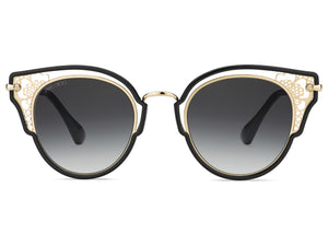 Jimmy Choo  Cat-Eye sunglasses - DHELIA/S Black Gold