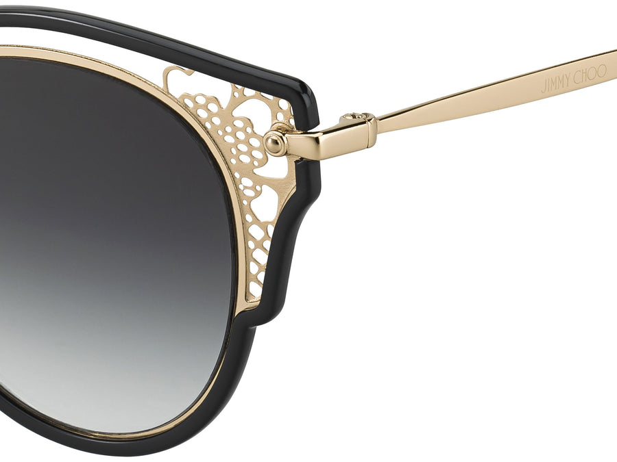 Jimmy Choo  Cat-Eye sunglasses - DHELIA/S Black Gold