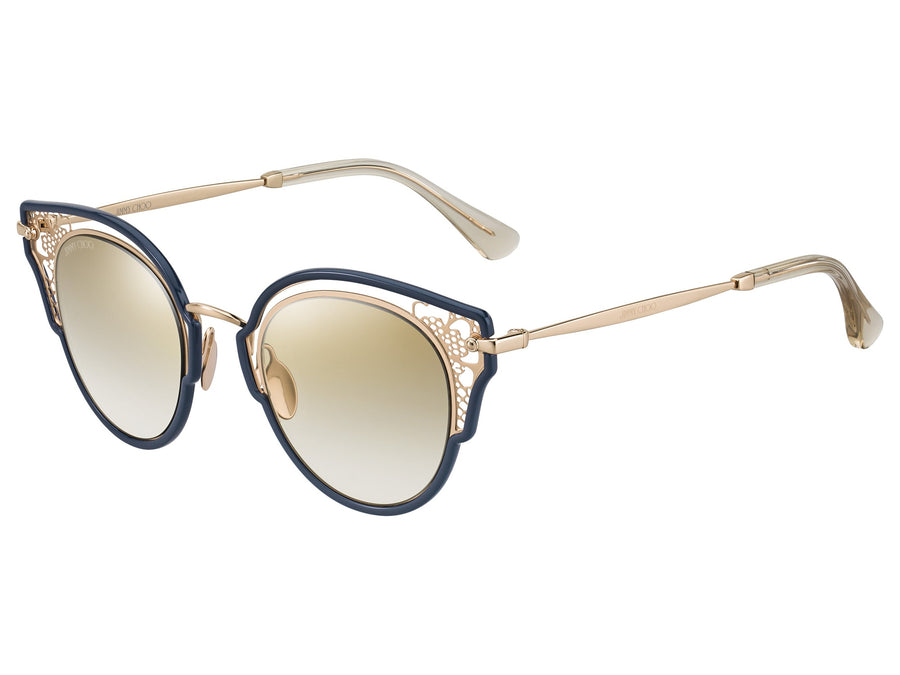 Jimmy Choo  Cat-Eye sunglasses - DHELIA/S Blue Gold