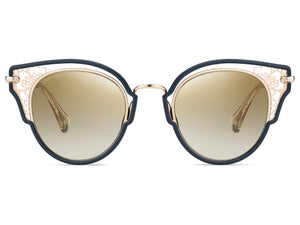 Jimmy Choo  Cat-Eye sunglasses - DHELIA/S Blue Gold