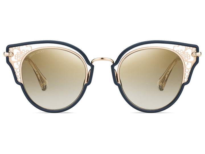 Jimmy Choo  Cat-Eye sunglasses - DHELIA/S Blue Gold