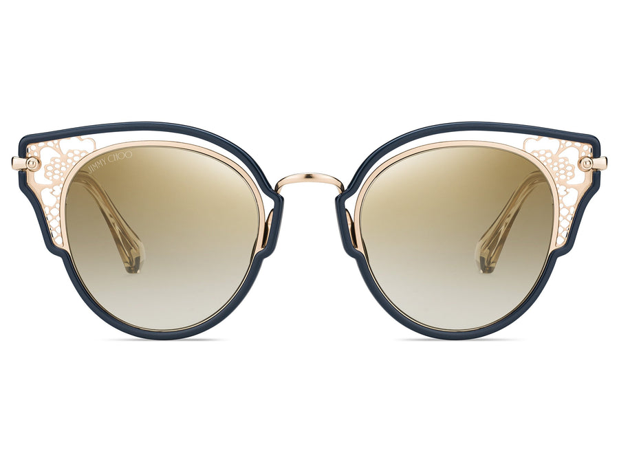 Jimmy Choo  Cat-Eye sunglasses - DHELIA/S Blue Gold