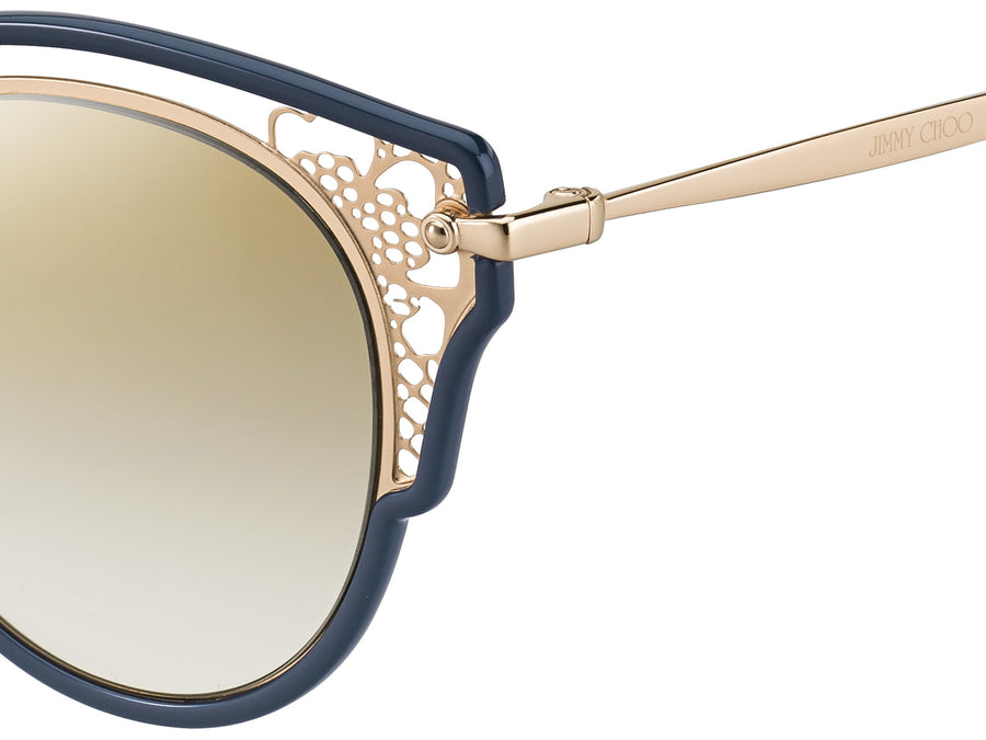 Jimmy Choo  Cat-Eye sunglasses - DHELIA/S Blue Gold