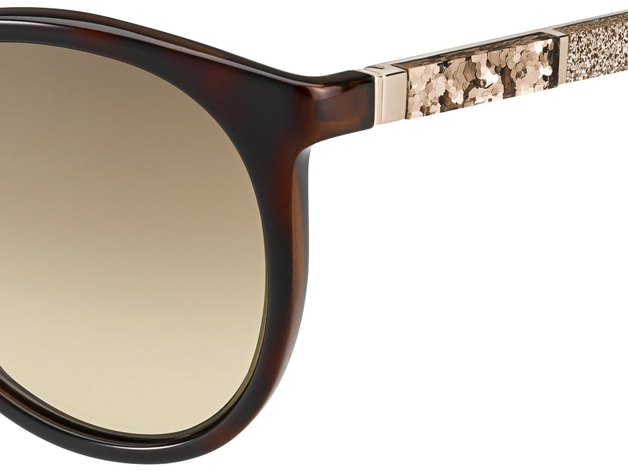 Jimmy Choo  Cat-Eye sunglasses - ERIE/S Havana Brown