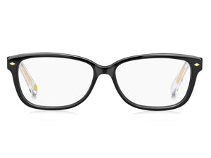 Fossil  Square Frame - FOS 6063 Black Crystal