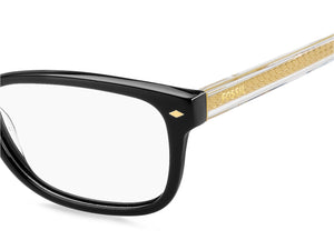 Fossil  Square Frame - FOS 6063 Black Crystal