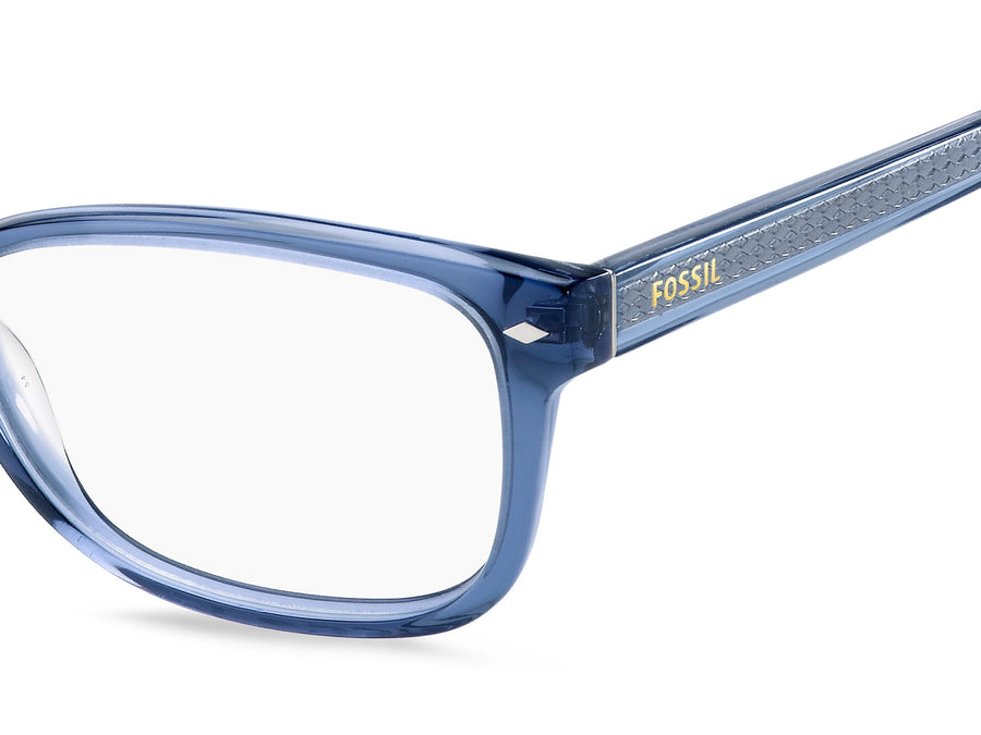 Fossil  Square Frame - FOS 6063 Blue Transparent Blue