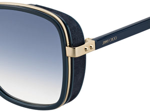 Jimmy Choo  Square sunglasses - ELVA/S Blue Gold