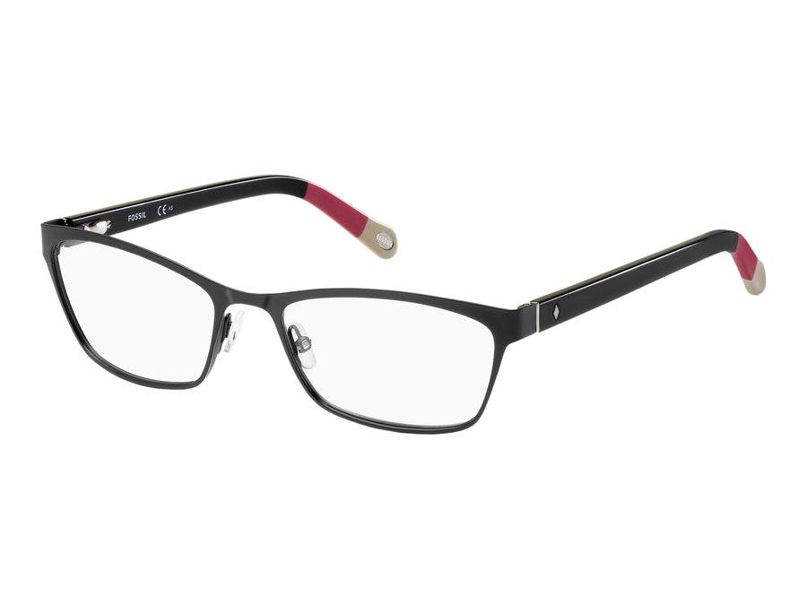 Fossil  Square Frame - FOS 6002 Mattblack Blackcyclamengrey