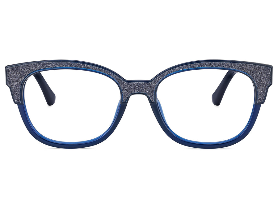 Jimmy Choo  Cat-Eye Frame - JC177 Blue Glitter Blue