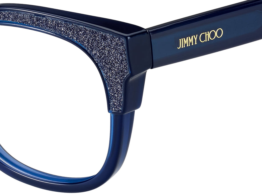 Jimmy Choo  Cat-Eye Frame - JC177 Blue Glitter Blue