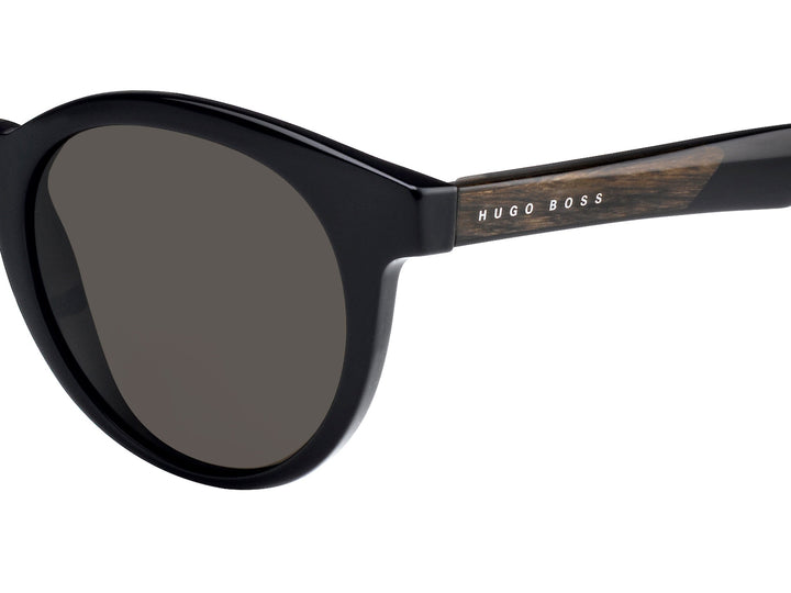 BOSS  Round sunglasses - BOSS 0912/S BLACK CRYSTAL BLACK