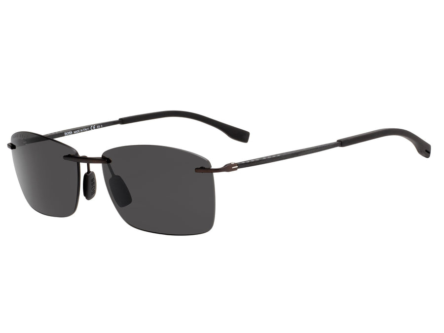 BOSS  Square sunglasses - BOSS 0939/S BROWN RUBBER