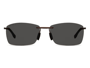 BOSS  Square sunglasses - BOSS 0939/S BROWN RUBBER