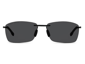 BOSS  Square sunglasses - BOSS 0939/S BLACK RUBBER