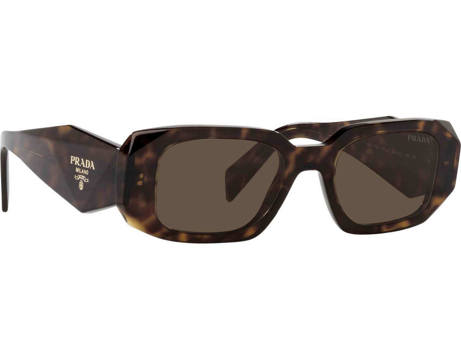 PRADA Square Sunglasses - 0PR 17WS Havana