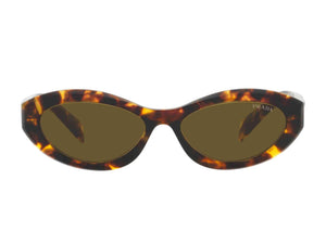 PRADA Round Sunglasses - 0PR 26ZS Havana