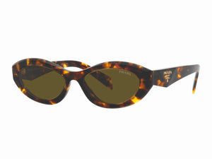 PRADA Round Sunglasses - 0PR 26ZS Havana