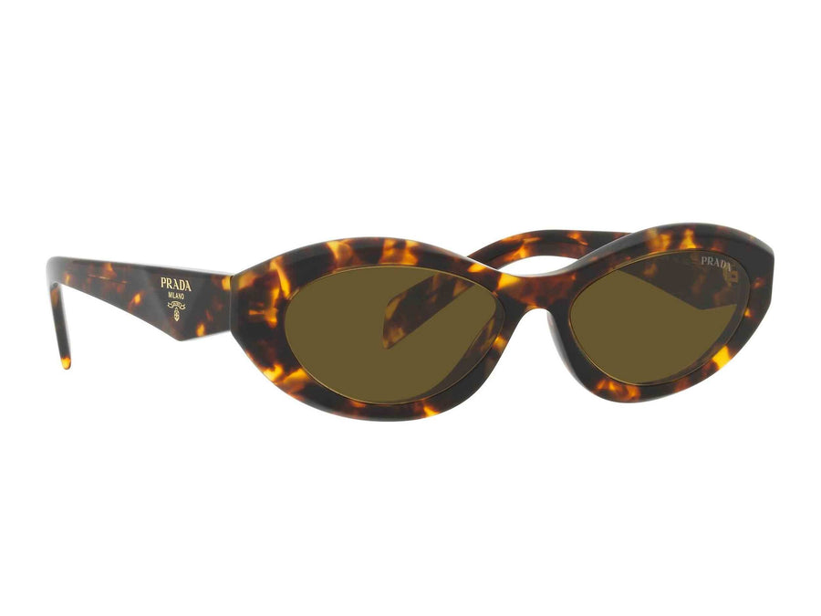 PRADA Round Sunglasses - 0PR 26ZS Havana