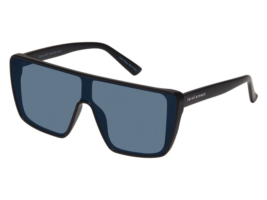 Prive Revaux Mask Sunglasses - DEUCES/S Matte Black