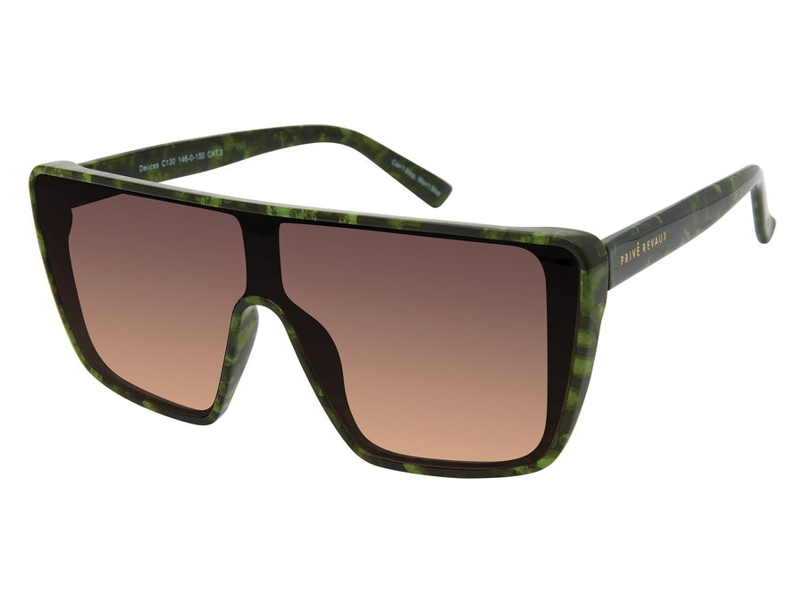 Prive Revaux Mask Sunglasses - DEUCES/S Marble Green