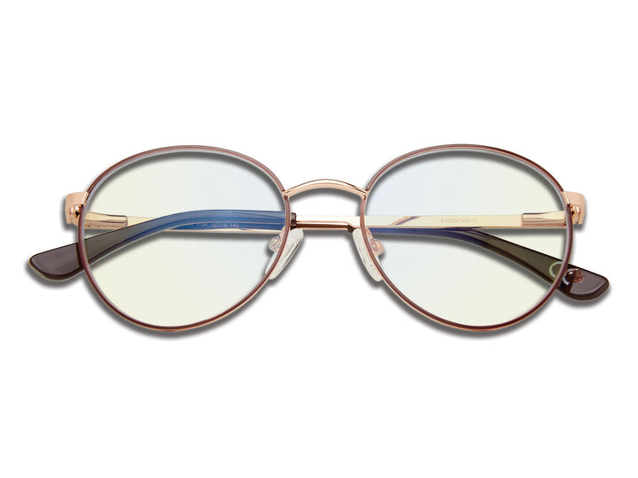 Prive Revaux  Round Frames - THE DIXIE/BB Brown Gold