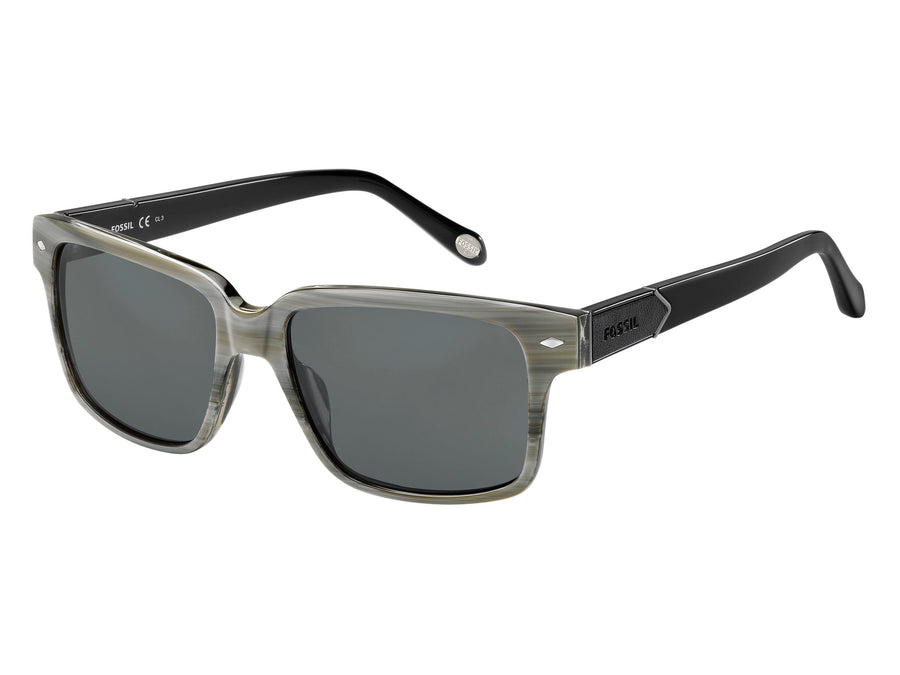 Fossil  Square sunglasses - FOS 2041/S Stripeed Grey Black