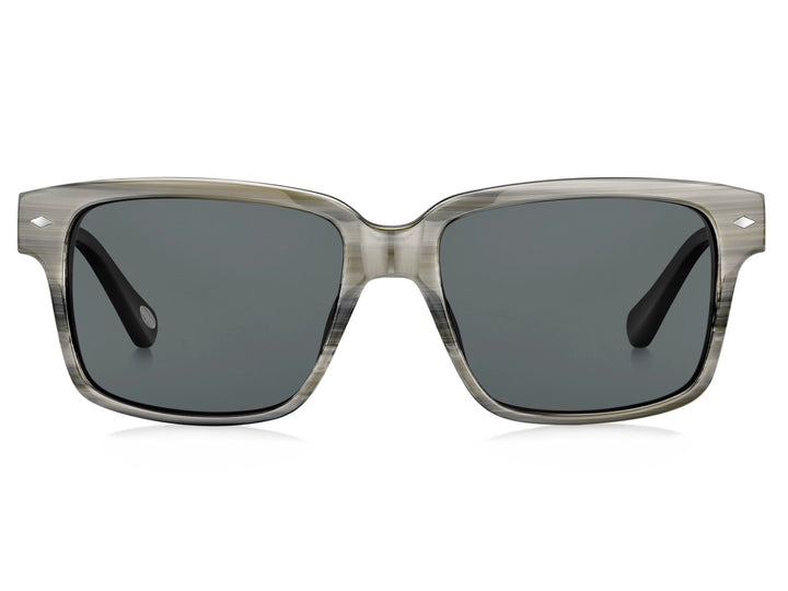 Fossil  Square sunglasses - FOS 2041/S Stripeed Grey Black