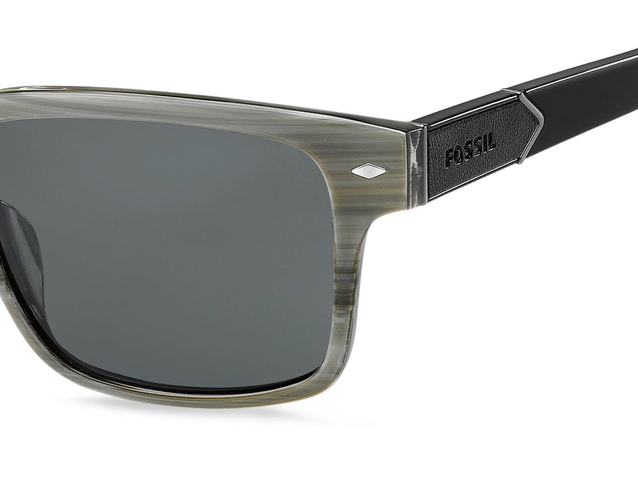 Fossil  Square sunglasses - FOS 2041/S Stripeed Grey Black