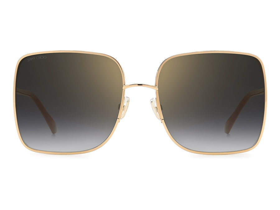 Jimmy Choo Square Sunglasses - ALIANA/S GOLD HAVANA