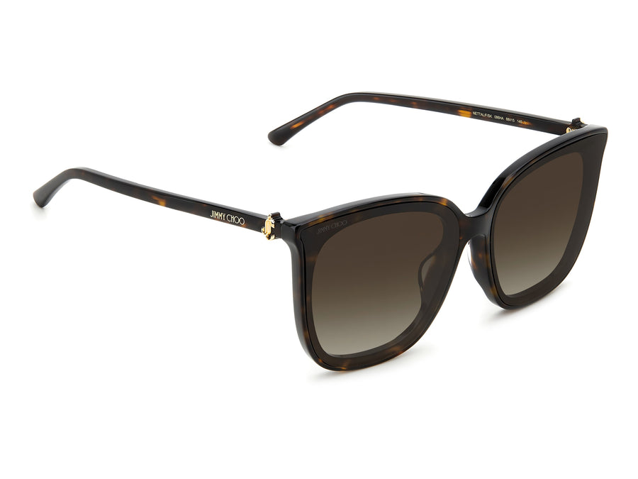 Jimmy Choo Square Sunglasses - NETTAL/F/SK