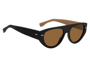 Boss Square Sunglasses - BOSS 1443/S BLACK MULTICOLOR