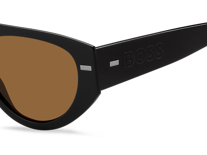 Boss Square Sunglasses - BOSS 1443/S BLACK MULTICOLOR